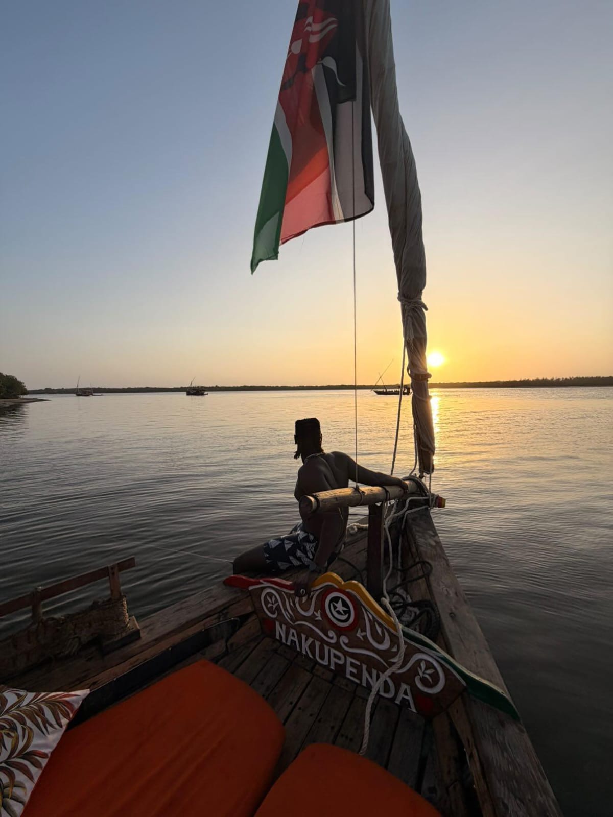 Sunset dhow cruise on the Watamu channel